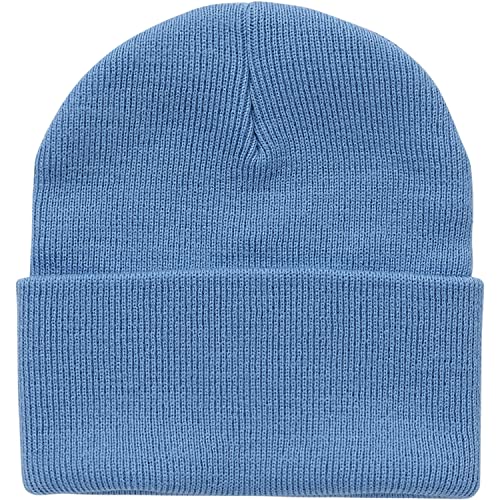 Image of Carhartt Knit Beanie Cuff Hat, Azure Blue, One Size