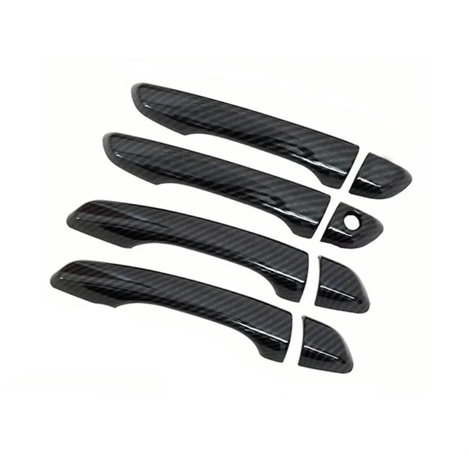 NOHEEU Car Accessories Door Handle Trim ABS Exterior Strip Cover Decorative for Opel for Corsa F 2020-2023(Style 10)