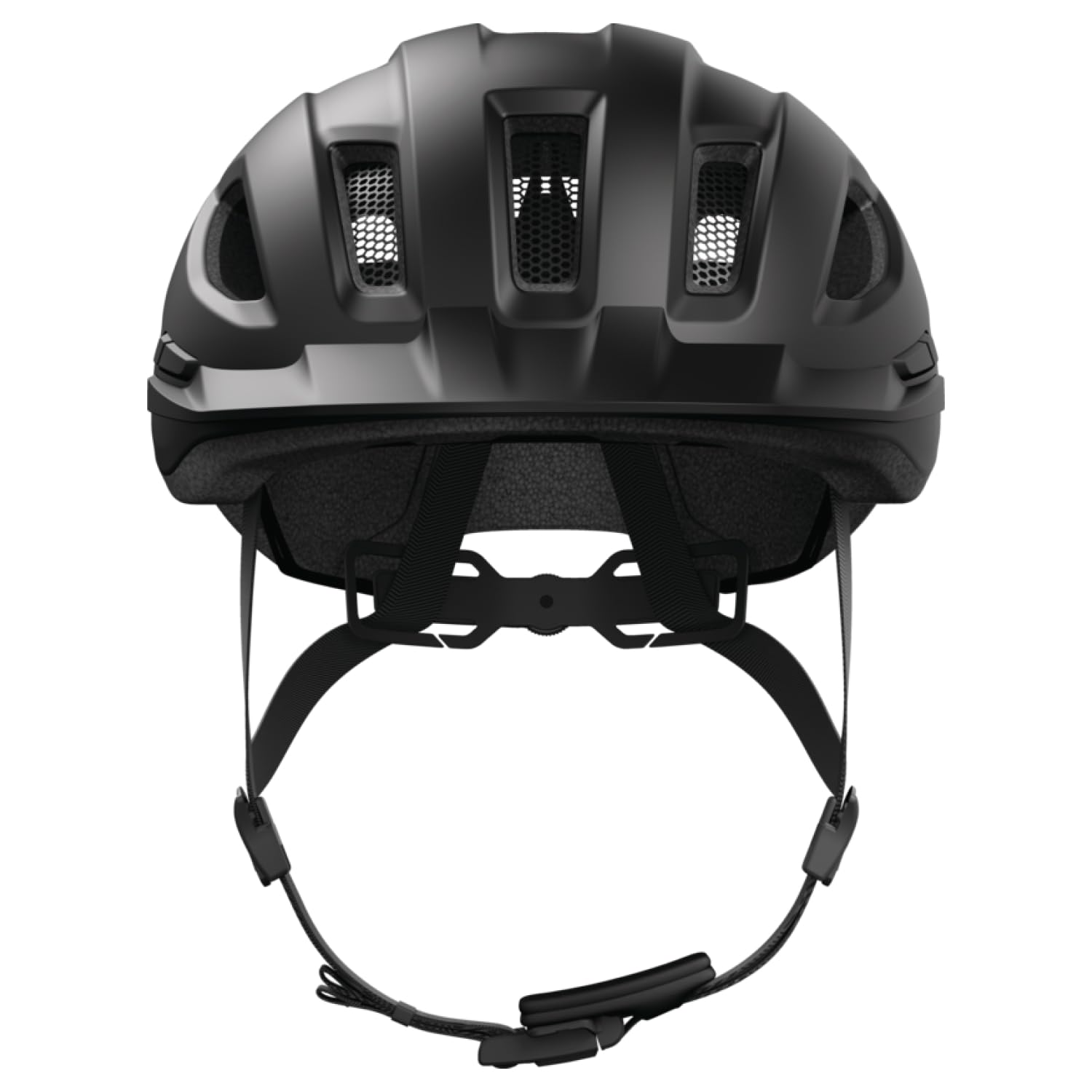 ABUS Stadthelm Urban-I 4.0 - Fahrradhelm mit aufladbarem Rücklicht, 2 Leuchtmodi, Schirm, Zopf-Öffnung und magnetischem Verschluss - für Jugendliche, Frauen und Männer