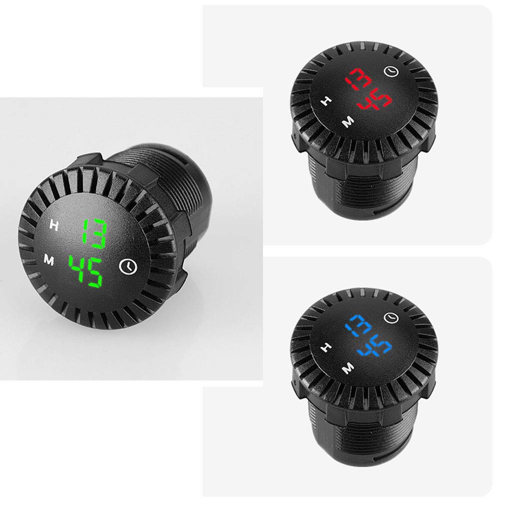 Affichage à LED d'horloge numérique tactile de moto de camion de bateau de voiture des véhicules à moteur de Buwei 12V / 24V