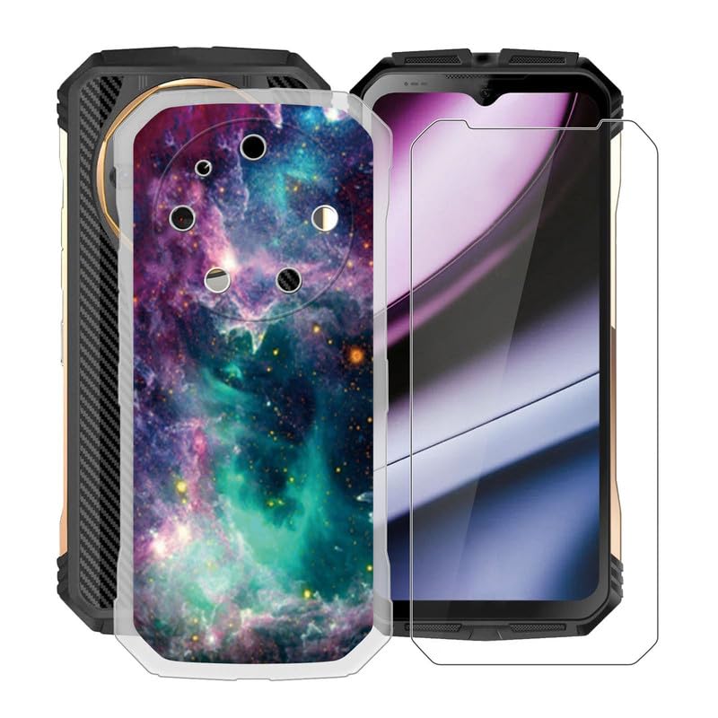 KJYFOANI per Doogee S110 Cover e 3 Pezzi Pellicola Vetro