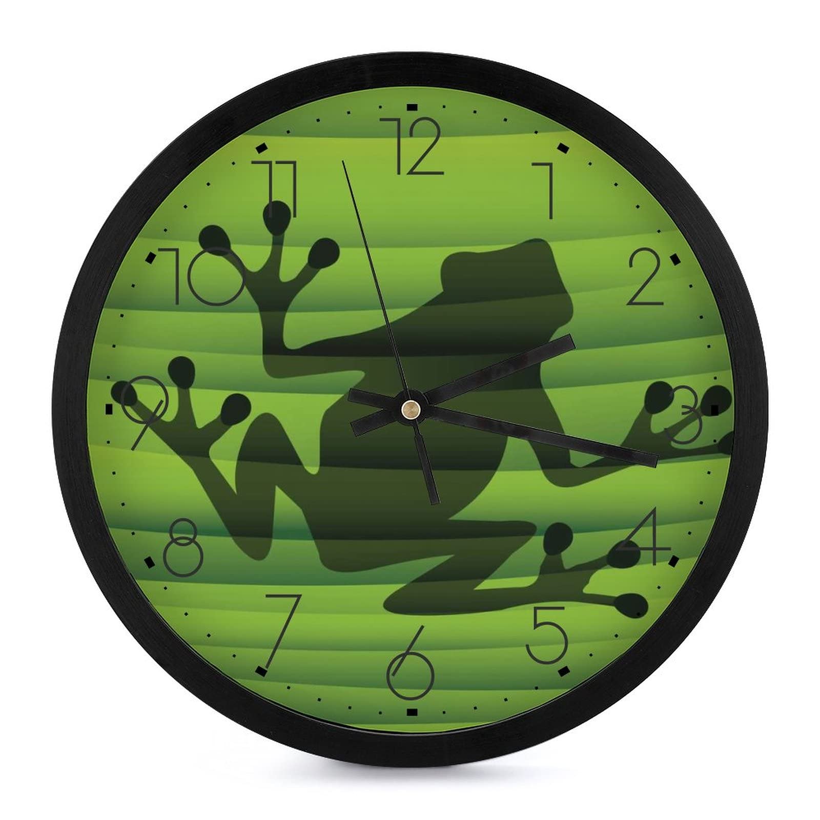 Horloge murale grenouille à grands chiffres pour une lisibilité parfaite