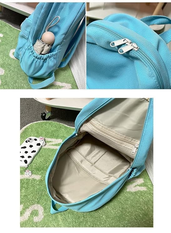 Image of carl vinson Backpack for School | Large Capacity Aesthetic Backpack for Girls | Yellow |