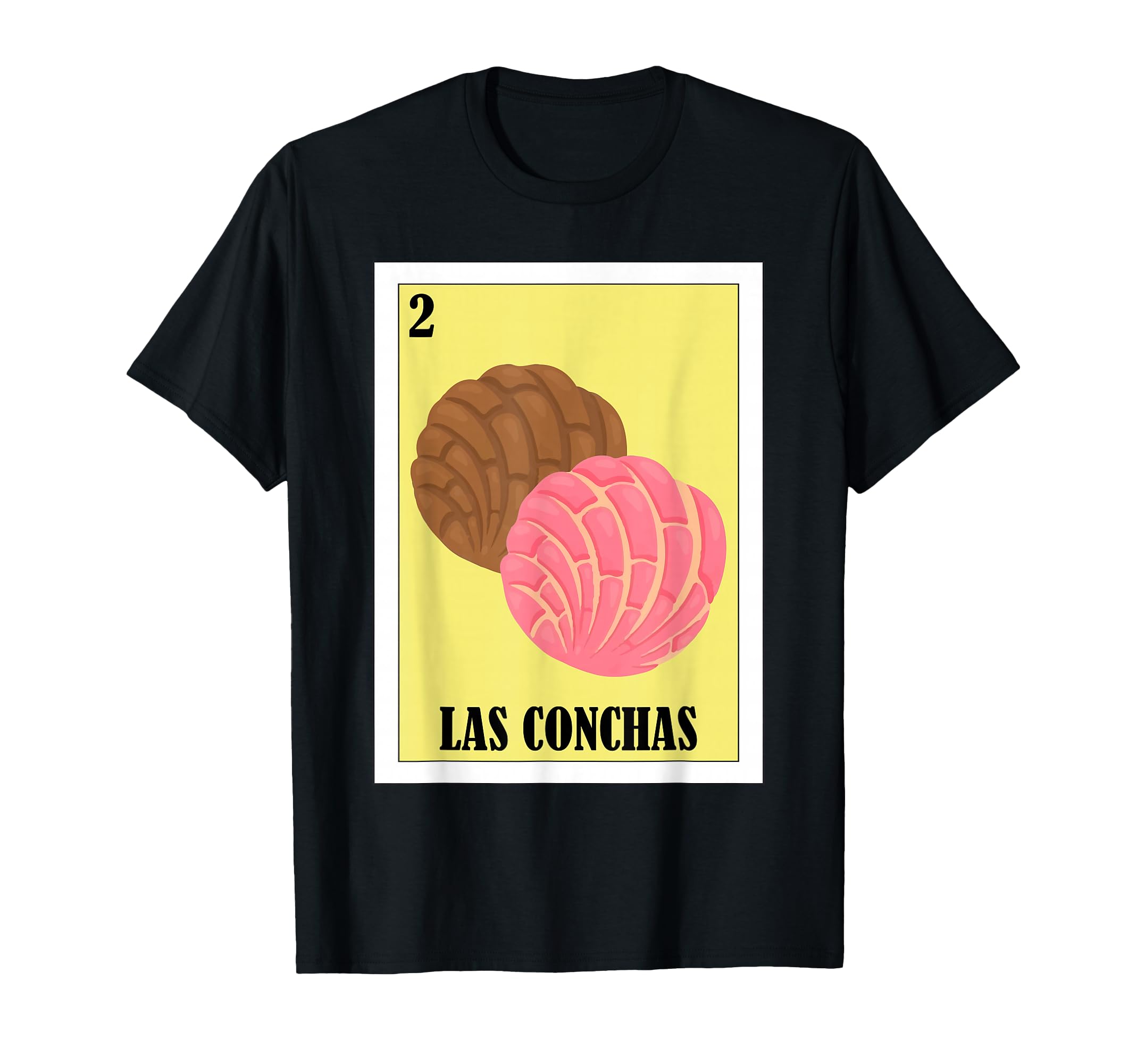 Funny Mexican Food Pan Dulce Design - Las Conchas T-Shirt