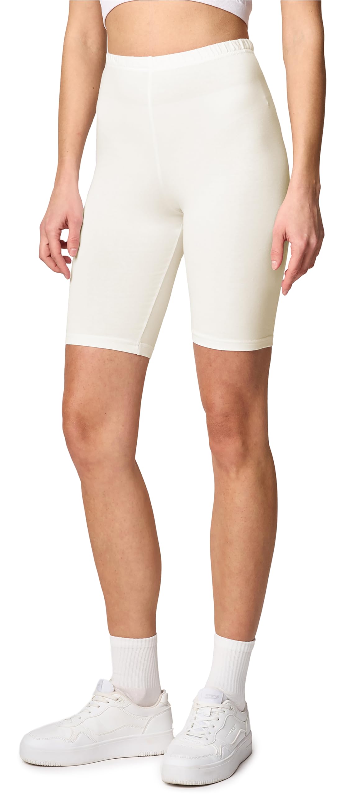 Merry Style Kurze Leggings Damen Shorts aus Baumwolle Komfortable Kurze Hose Radlerhose Ideal für den Alltag und Sportaktivitäten MS10-200