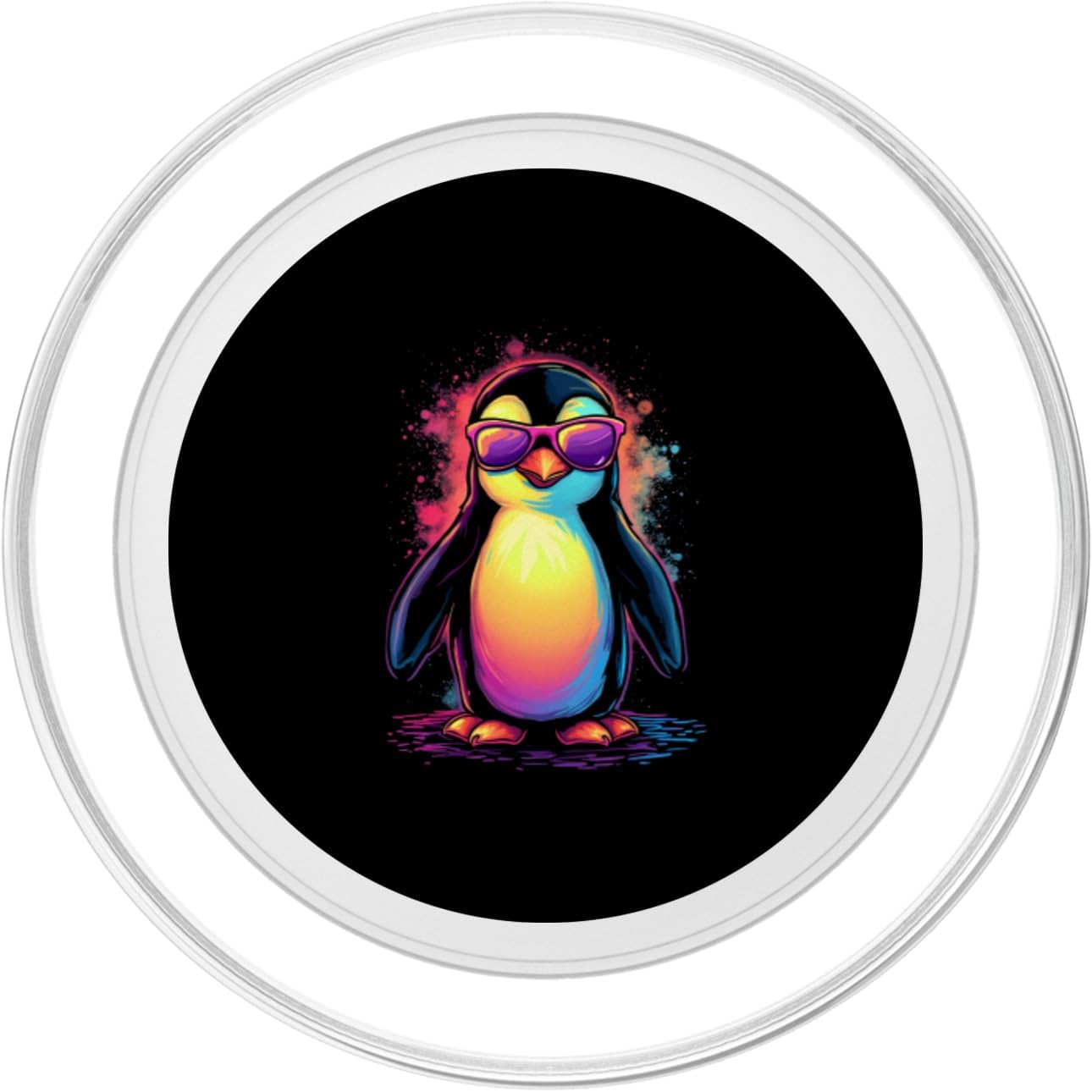 Colorful Penguin PopSockets PopGrip for MagSafe