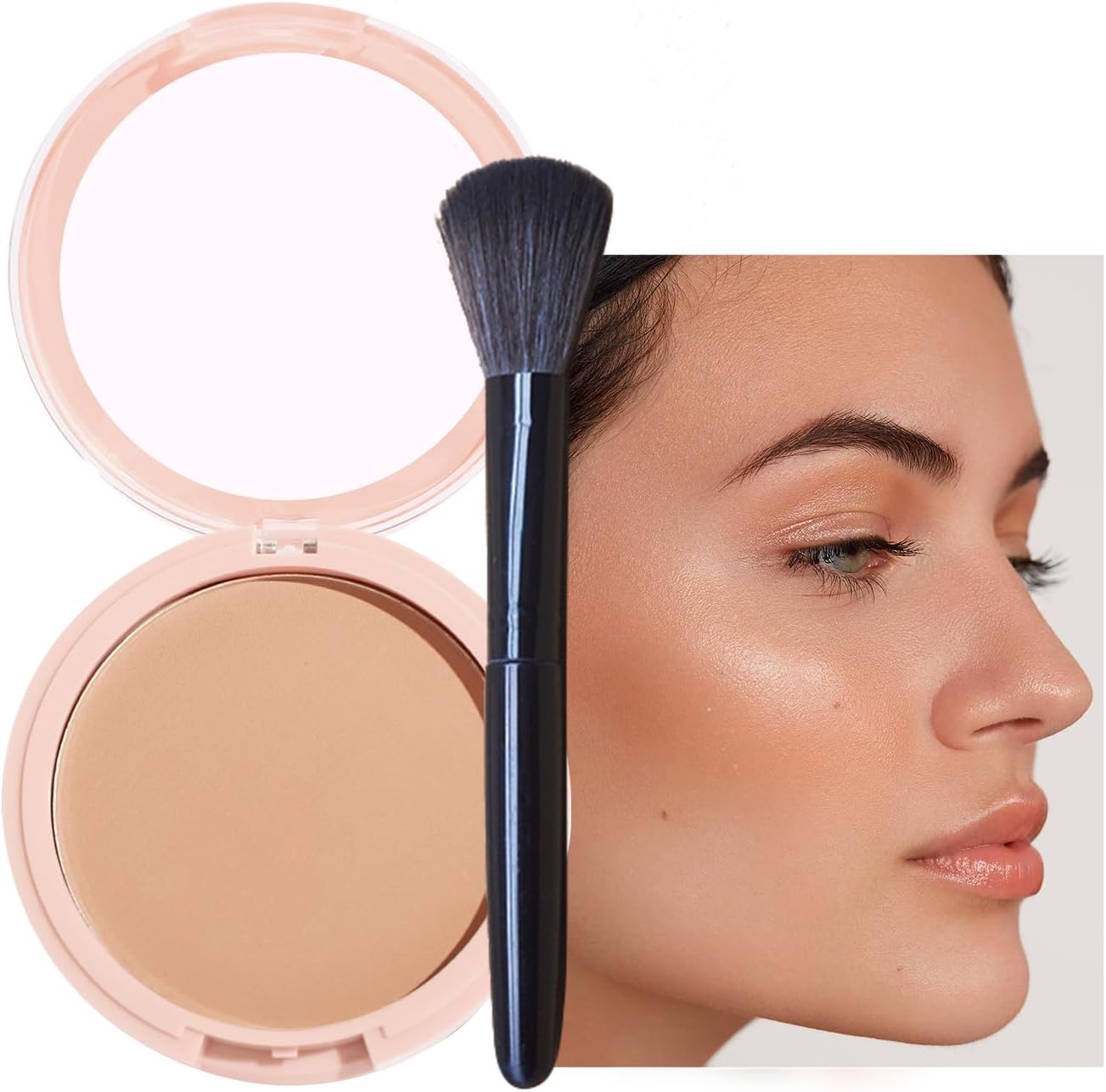 Setting Powder, Face Powder,Pressed Setting Powder Translucent, Baking
