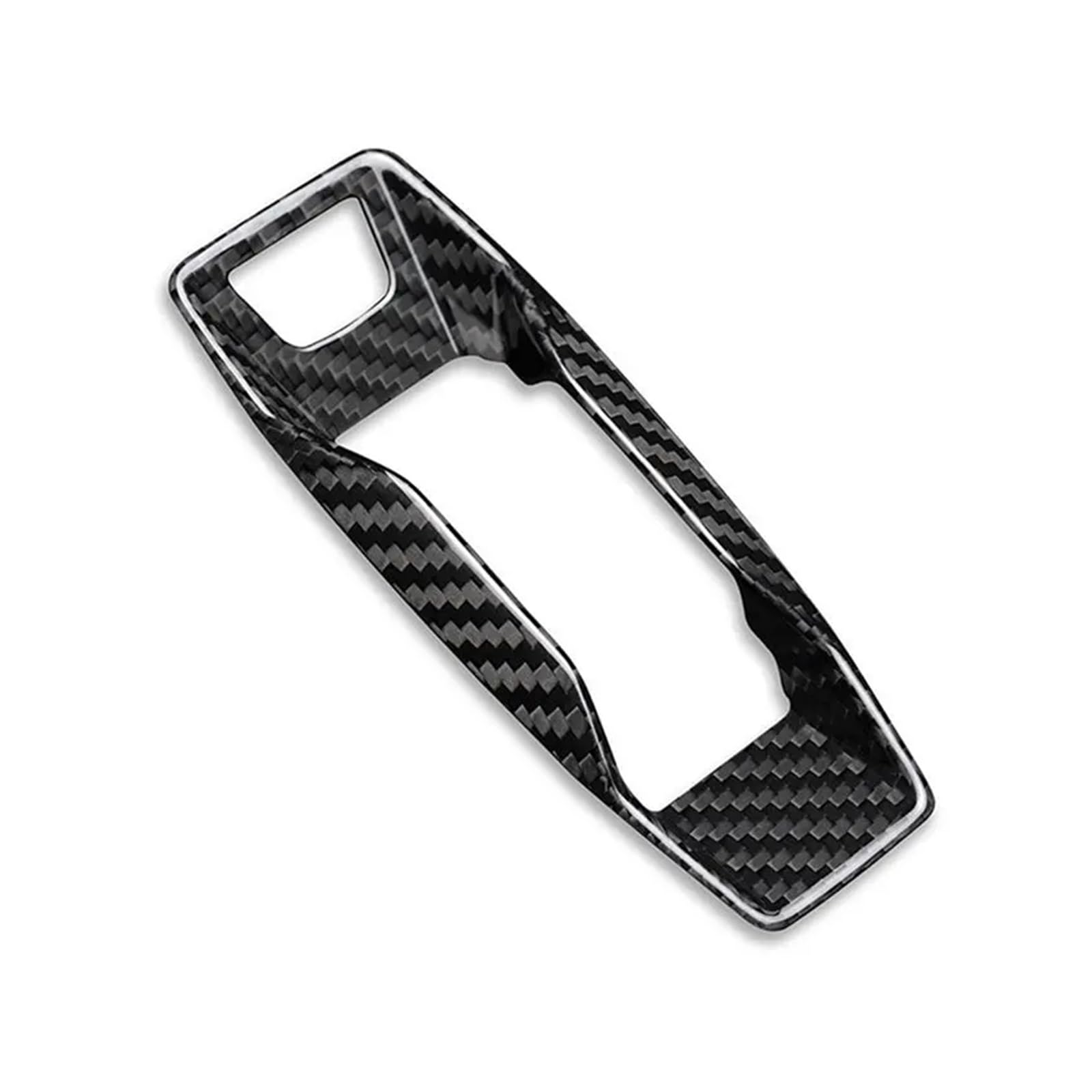 QBKGMEWCA Car Interior Trim Compatible for E-Tron GT/RS E-Tron GT A3/A5/A6/Q5/Q6/SQ5/SQ6/RS3 2025 LHD Gears Shift Real Dry Carbon Fiber