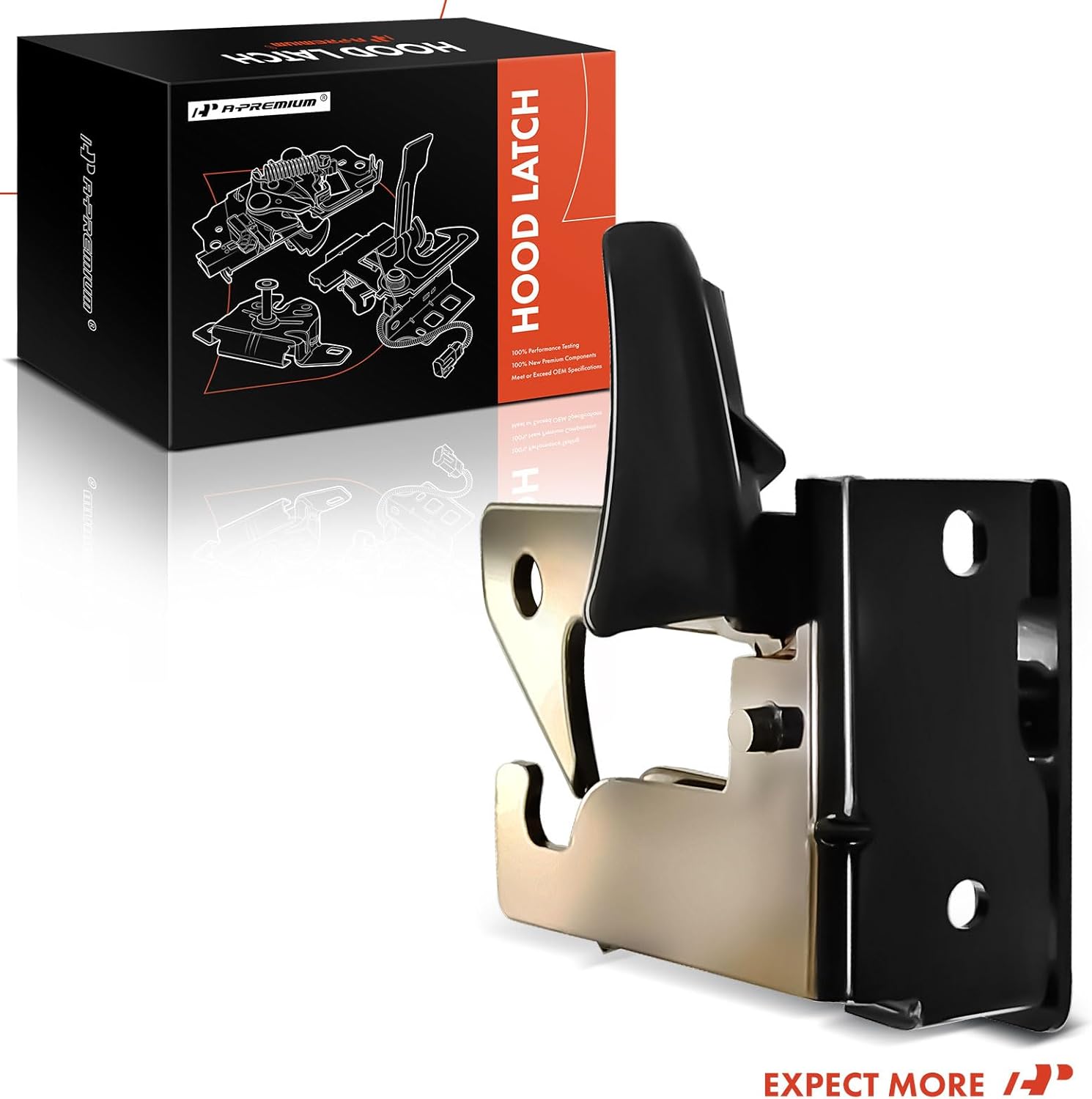 A-Premium Hood Latch Lock Compatible with Mercedes-Benz C300, C250, GLK350, ML350, E350, GLE350, GL450, C350, GLS450, E550, GL350, GL550, C63 AMG, CLS550, GLK250, GLE43 AMG, GLS550, GLE450 AMG, ML550