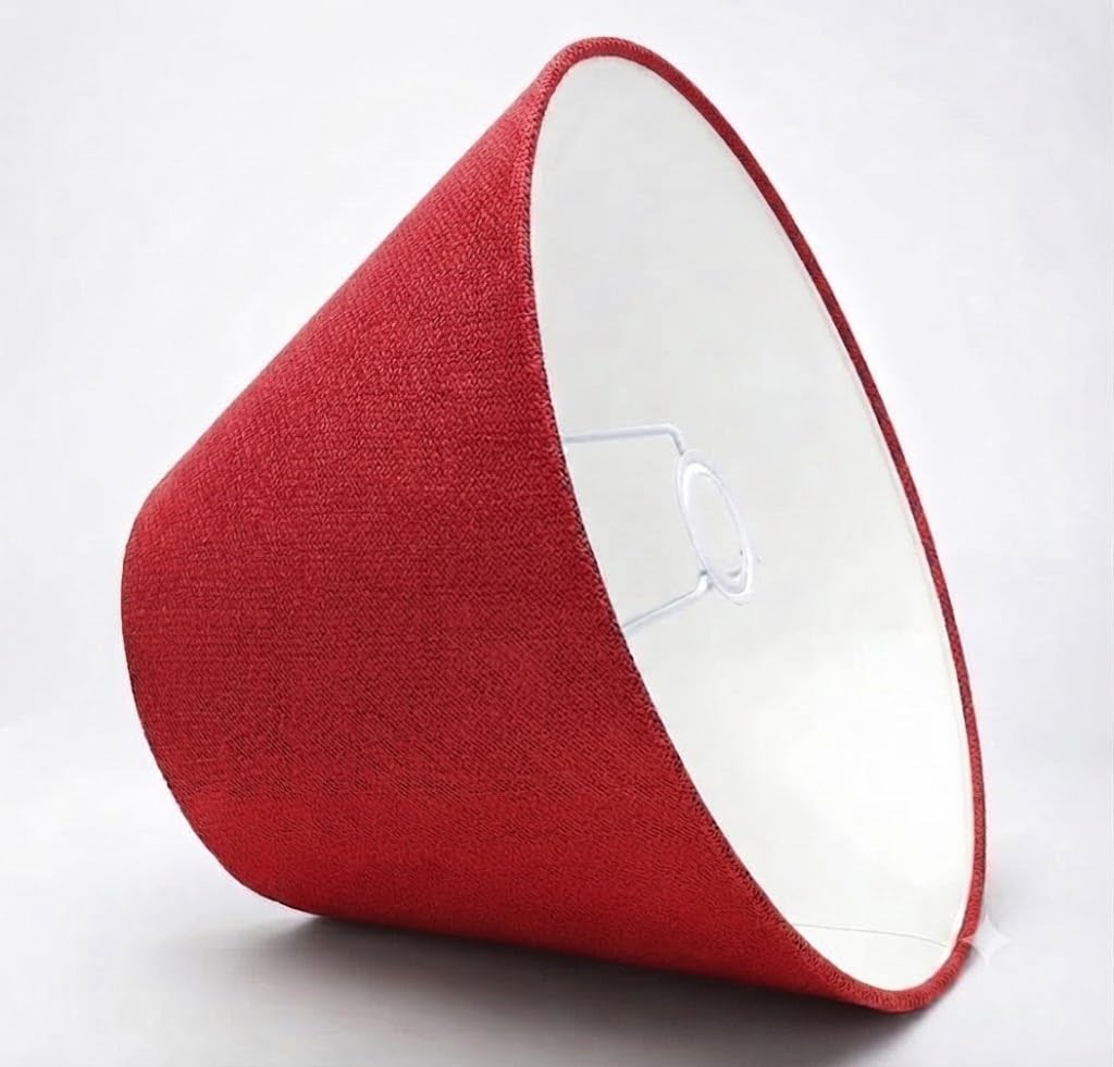 Rust Fabric Round Lamp Shade for Table Elegant Lighting Accessory for Home Décor, Living Room, and Bedroom-image-42