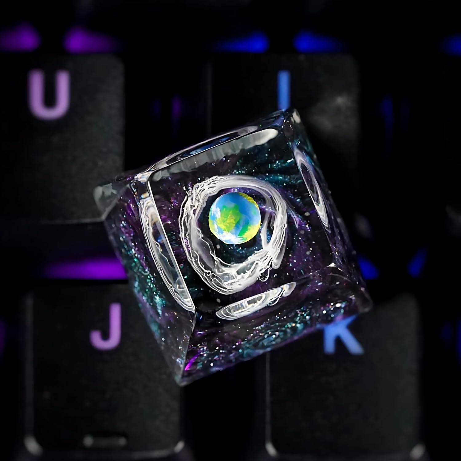 qwer Artisan Handmade Key Cap マゼンタ 新品未開封 Amazon.com: Earth Artisan Keycap Solar System - 1U ESC, R1 SA