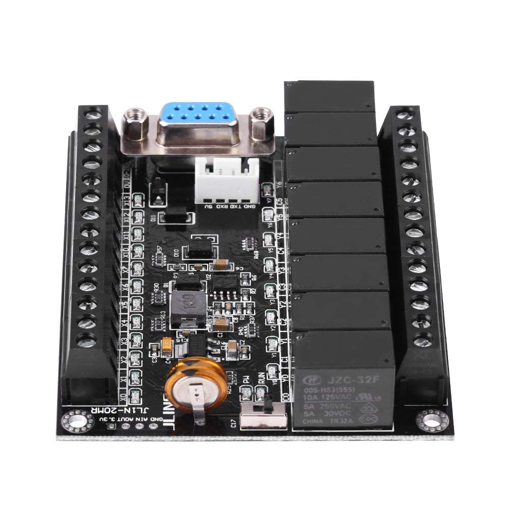 Scheda di controllo industriale PLC, Regolatore PLC 24 V PLC Regolatore logico programmabile FX1N-20MR