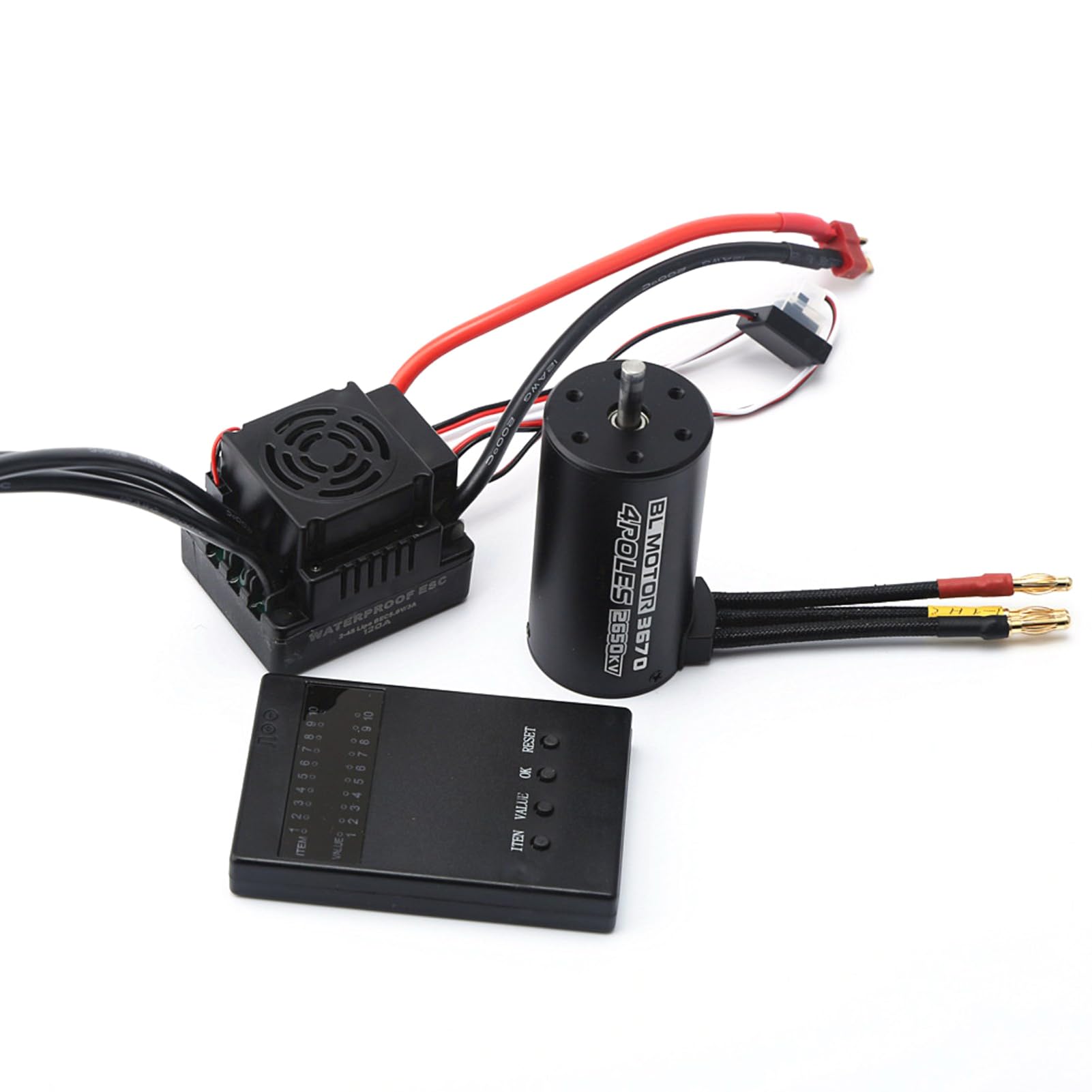 Motor sin Escobillas, Componente Esencial del Motor de CC sin Escobillas de Construcción de Calidad para Mejorar su Automóvil con Control Remoto (2650KV)
