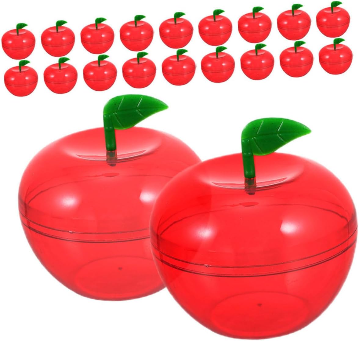 Ipetboom 120pcs Shaped Candy Containers Plastic Goody Boxes for Christmas Parties Weddings and Events for Treats Chocolates and Snacks