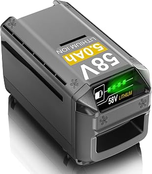 Upgraded! 5000mAh Replacement for Echo 58V Battery Compatible with Echo 58V Power Tools CBP-58V40 CBP-58V2AH CPLB-58VBT CPH-58V SSA-58V EALB-58V CDST-58V CHT-58V