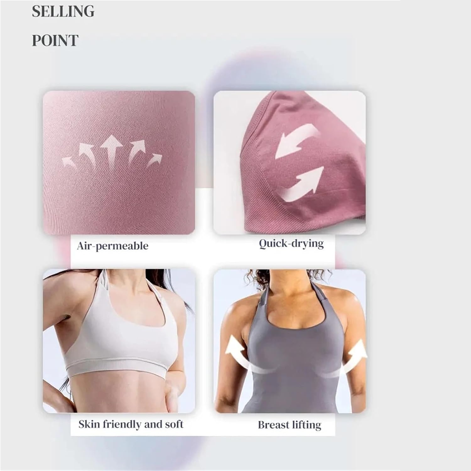 Workout Sets for Women Women's Beautiful Back Sports Bra Hip-Lifting High-Stretch Shorts Set Indoor Outdoor Gym