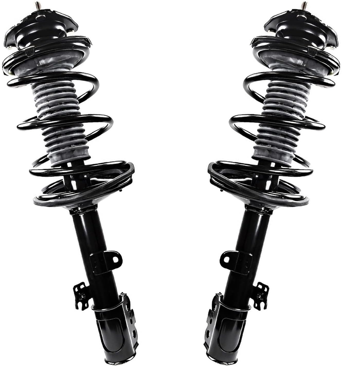 Detroit Axle Front Complete Strut and Coil Spring Assembly for 2011–2014 Toyota Sienna AWD (pair)