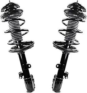 Detroit Axle Front Complete Strut and Coil Spring Assembly for 2011–2014 Toyota Sienna AWD (pair)