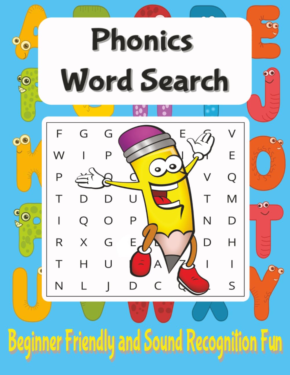 Phonics Word Search Puzzle Book: Word Search with Easy to Read Print about Phonics, Vocabulary, Spelling, and more | 8.5x11 inches, 110 pages | 50+ ... for Early Learning, New Readers, and Spelling