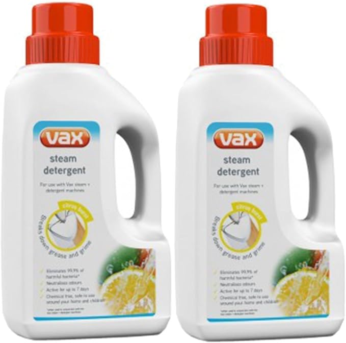 2 x Vax Steam Detergent 500ml 1913162700 (Genuine) Amazon.co.uk