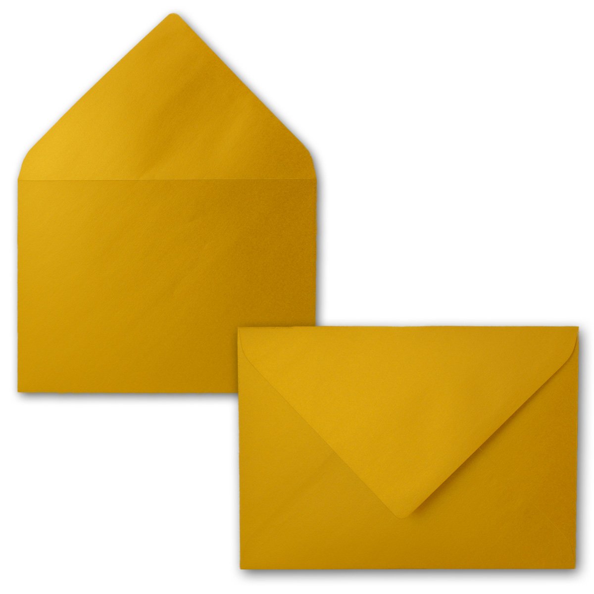 Sobres DIN C5//15,3 x 21,8 cm//naßklebung, Oro Metalizado, resistente, 110 g/m²//Cantidad Descuento., color dorado C5