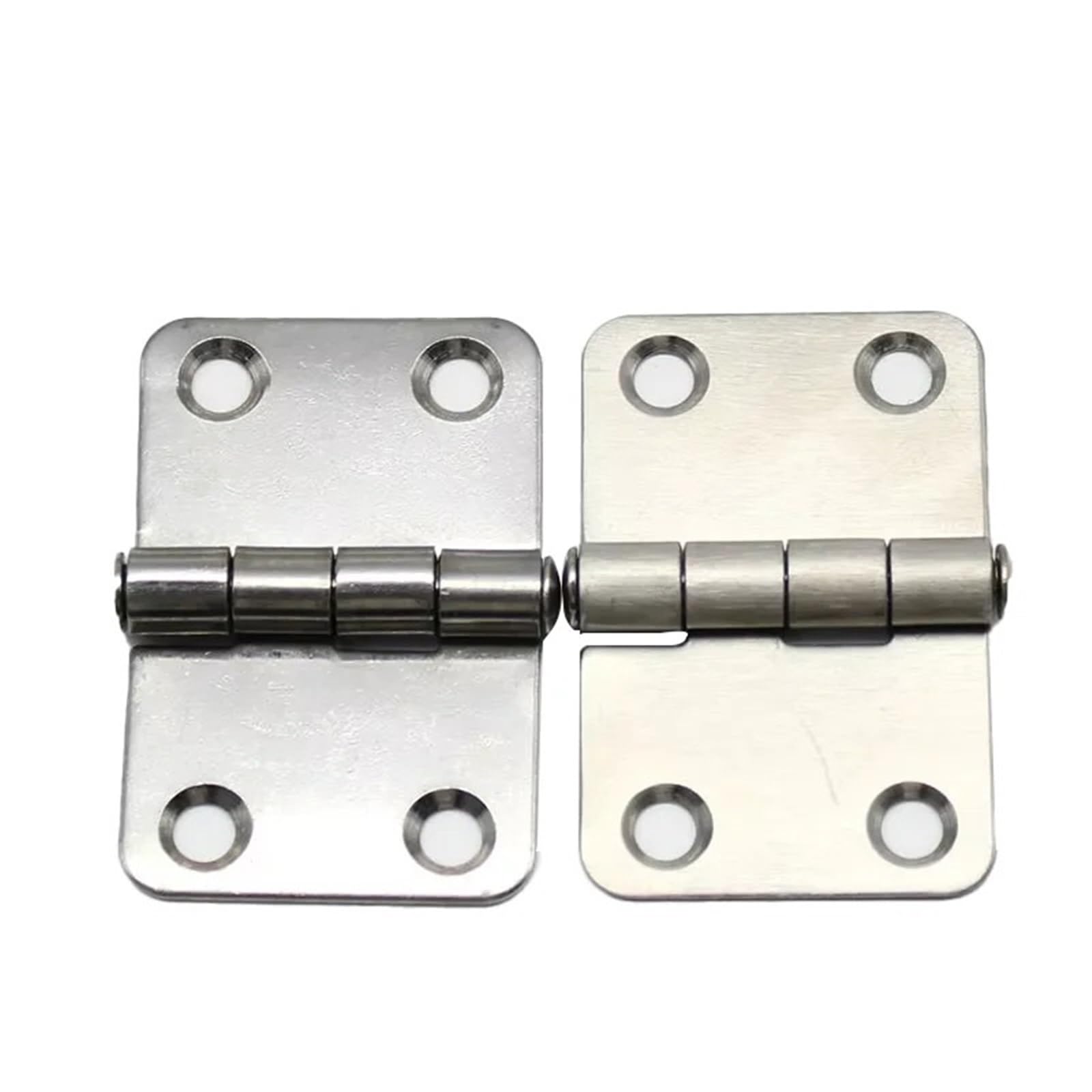 180 Degree Load-Bearing Equipment Door Hinge 304 Stainless Steel Flat Open Folding 1Pcs(304 Brushed)