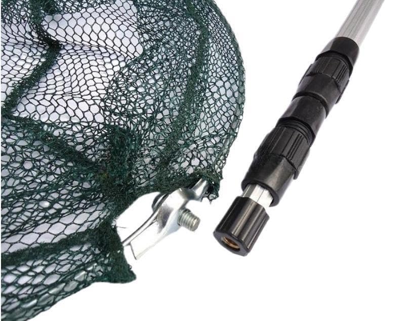Épuisette De Pêche Télescopique 173 Cm - Filet Truite Carpe Avec Poignée Aluminium Robuste