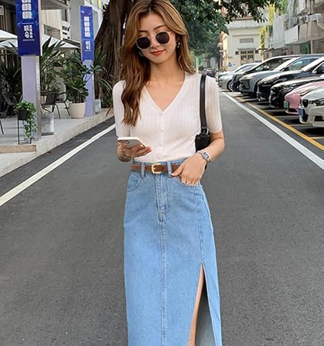 Lxrainqi Women's 2.3 Cm Thin Leather Belt For Jeans Pants Dresses Brown Fashion Ladies Waist Belt With Gold Buckle #TOP4