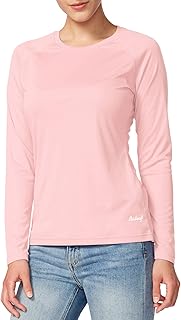 Camisetas de manga larga con protección ultravioleta FPU 50+ para mujer, camiseta de protección ligera y de secado rápido, SPF, para senderismo, exteriores