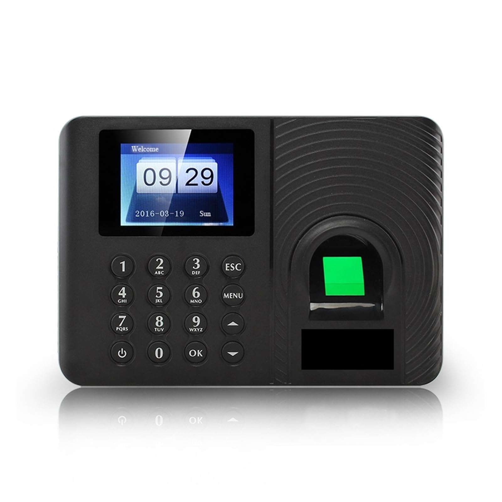 CVFRDD A10 Biometric Fingerprint Time Attendance System Clock Recorder Employee Recognition Recording Device Electronic Machine(Spanish)