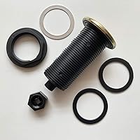 Vista 5 de BESTILL Botón de interruptor de aire de eliminación de basura en la parte superior del fregadero con manguera de aire de 5 pies, botón de Oro