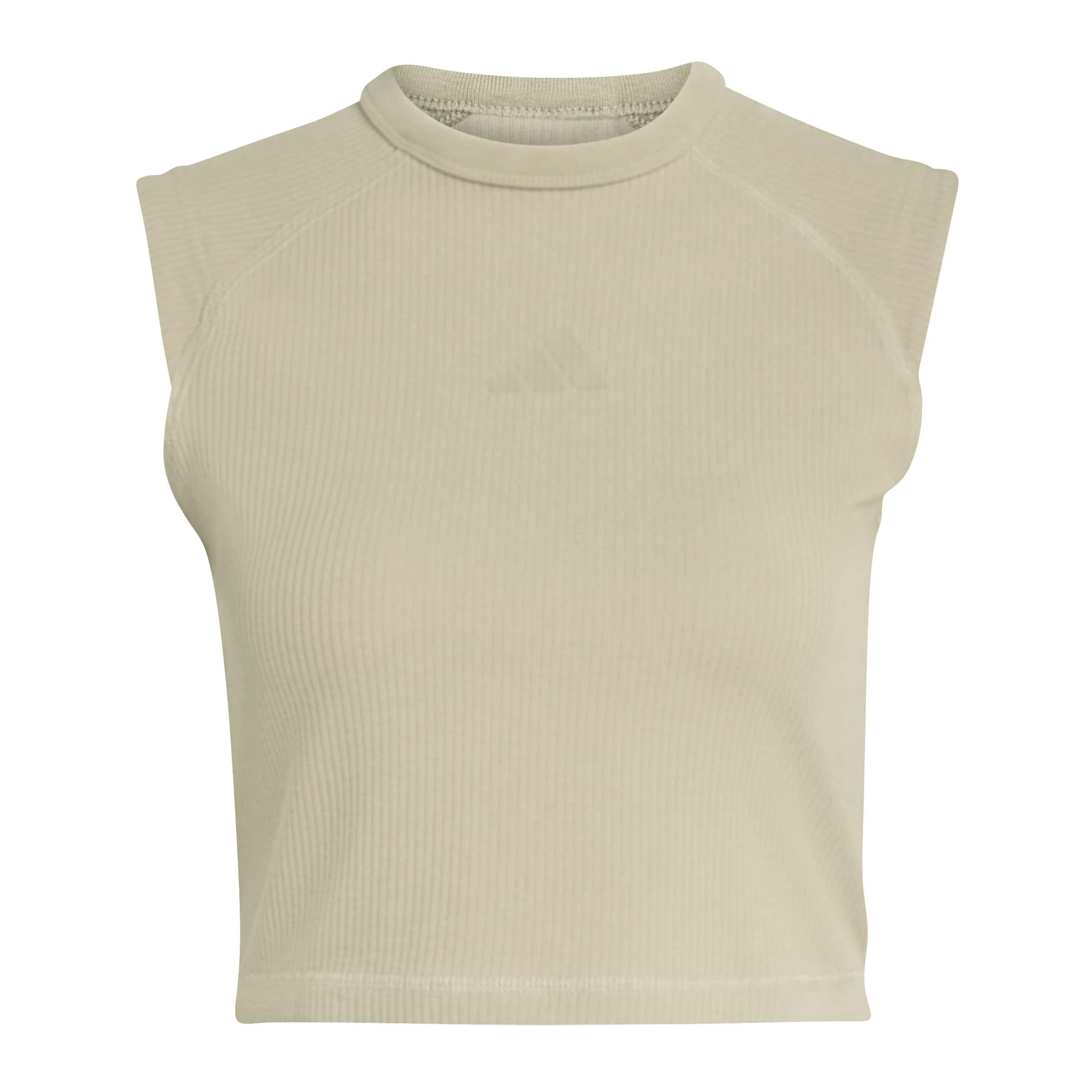 adidas Women's All SZN Rib Tank, Wonder Cargo, M