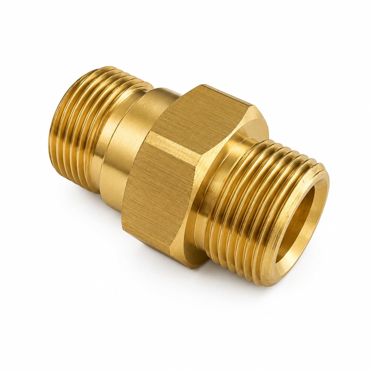 M&M Smartek Schlauchverbinder Connector TR22 AG auf M22 AG für kompatibel zu Kärcher HD HDS & Kränzle Hochdruckreiniger bis 275bar / 100°C