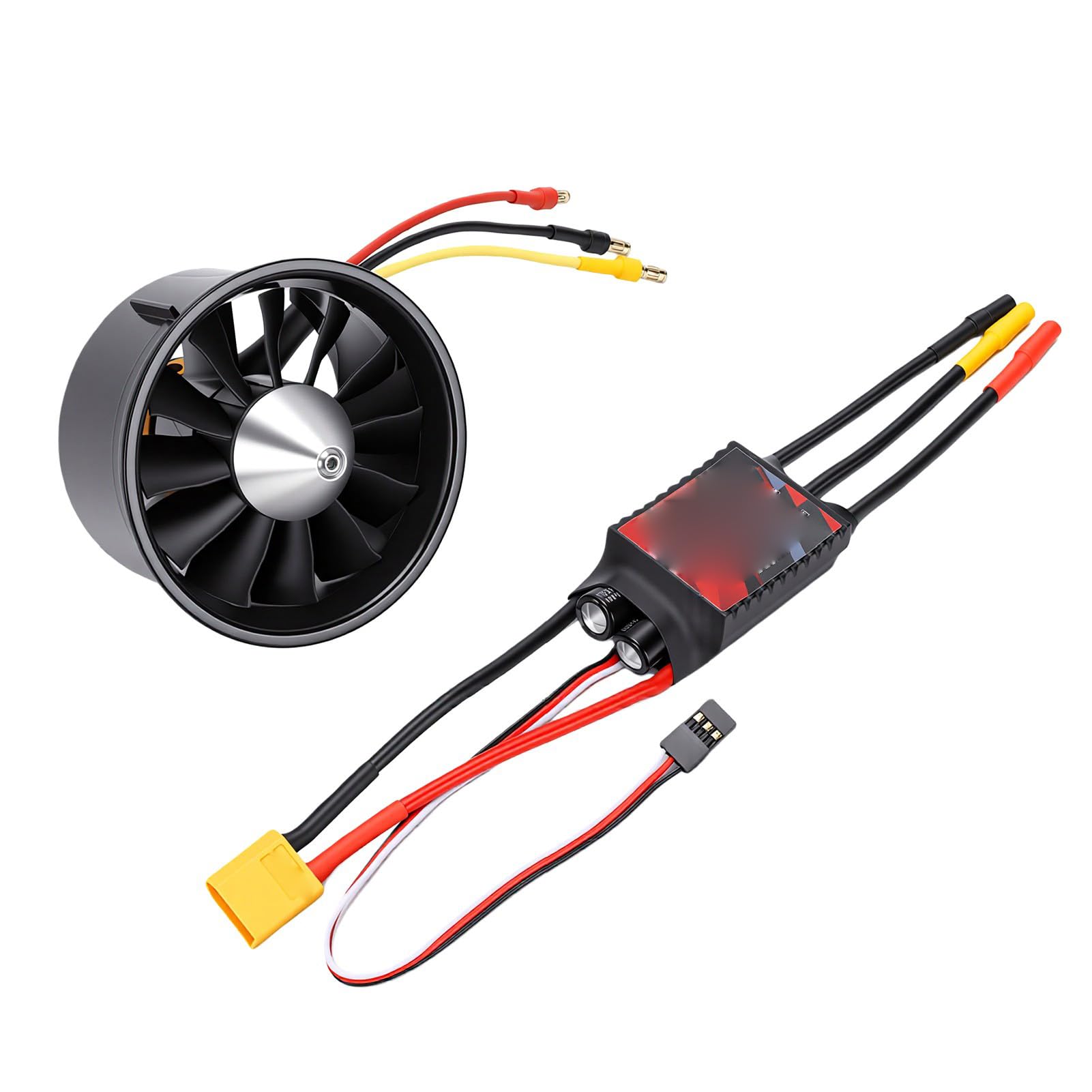 12-Blatt-Gebläse 64mm mit Leistungsstarkem ESC