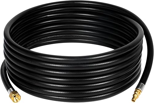 GASPRO Manguera de propano de conexión rápida RV de 24 pies para parrilla de campamento estufa de chef de campamento cuenco de fuego Outland hoguera