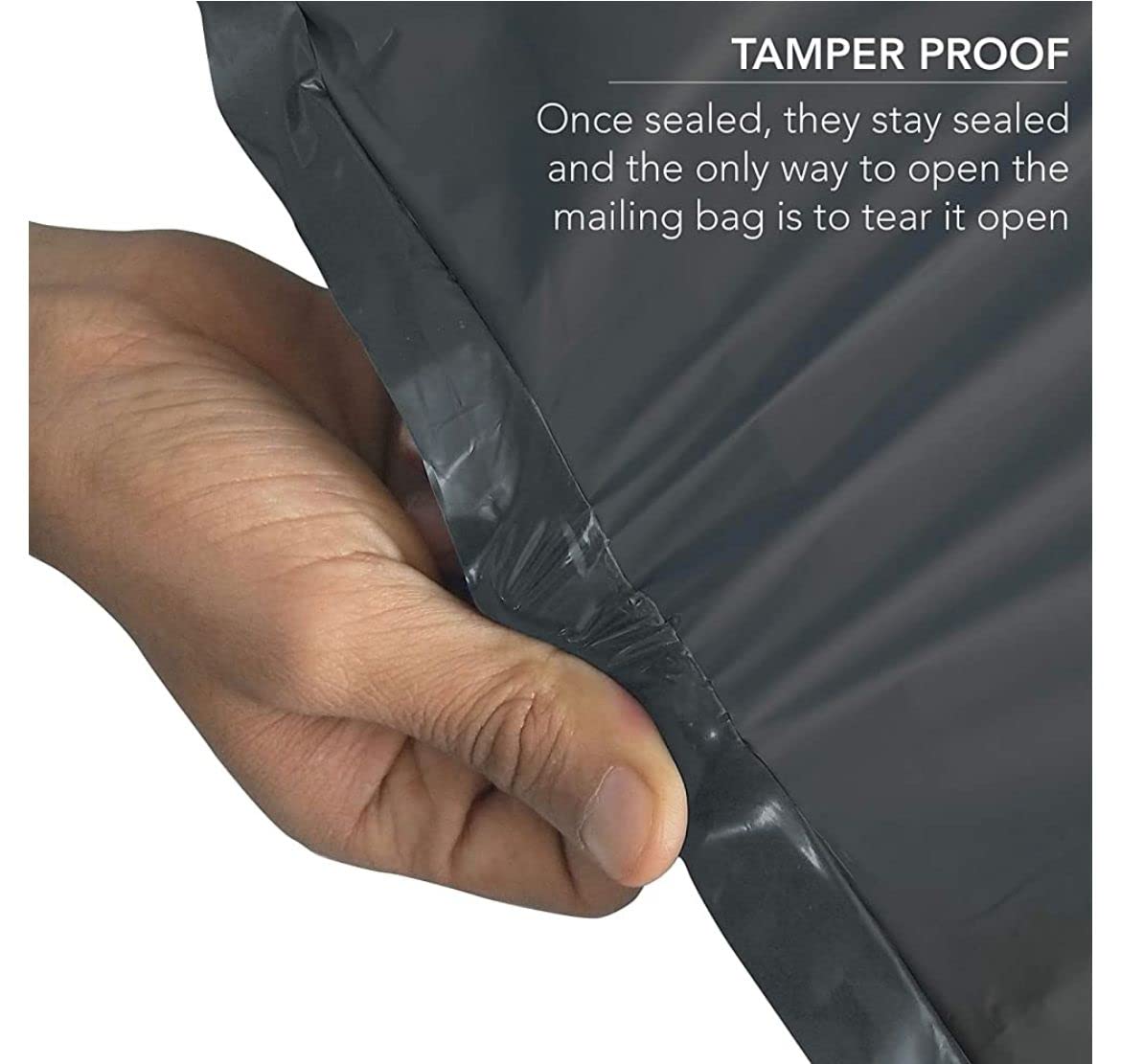 VapourOn Sealable Grey Mailing Bags Large, 6 x 9-inch Large Postage Bags - Image 4
