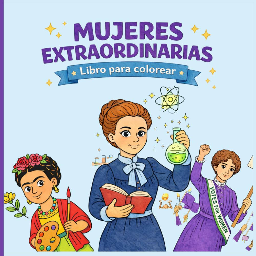 15 Mujeres Extraordinarias Para Colorear: Libro infantil y juvenil para colorear