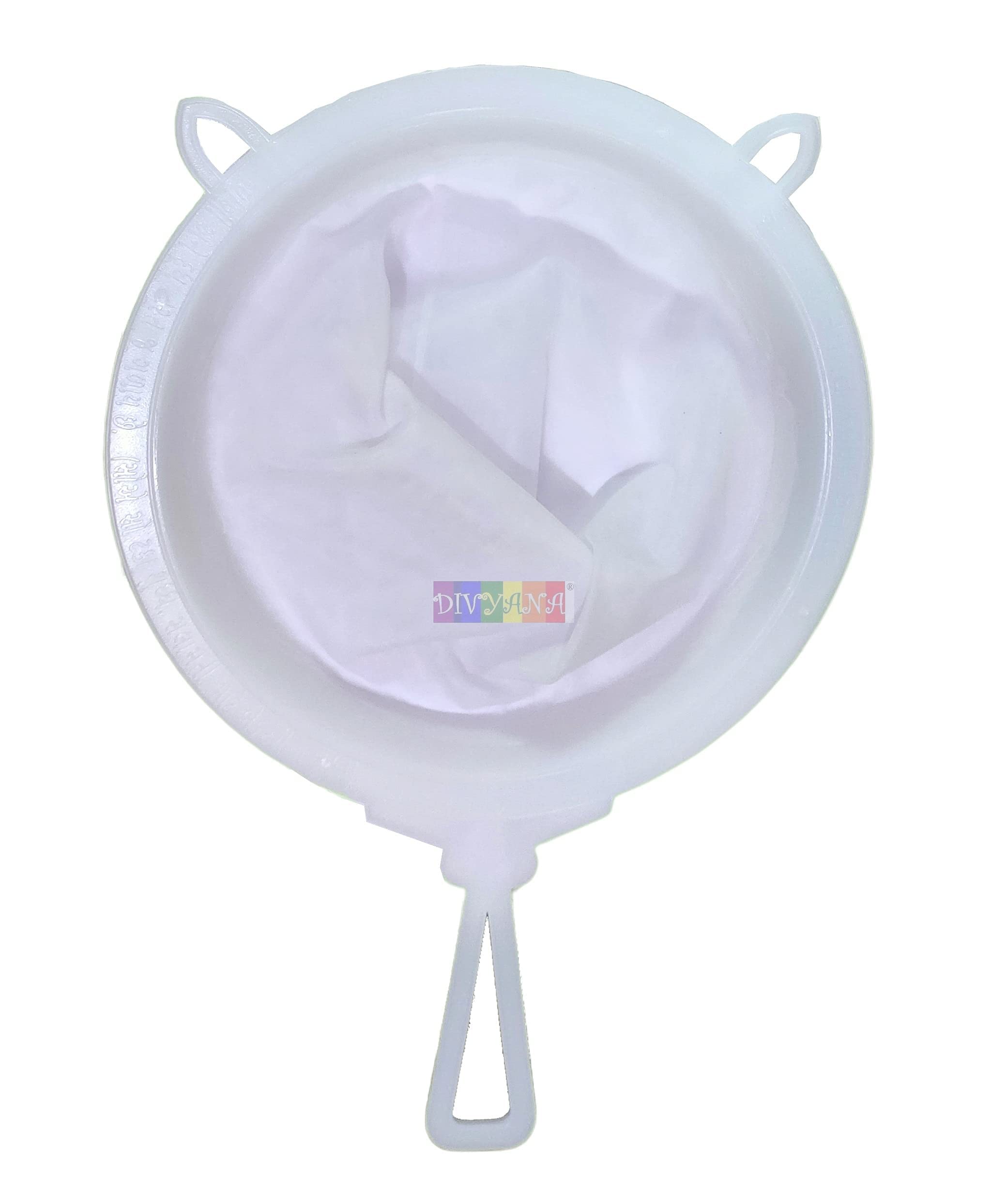 DIVYANA Big Size Plastic Water Liquid Strainer Filter, Double Mesh (1 pc)