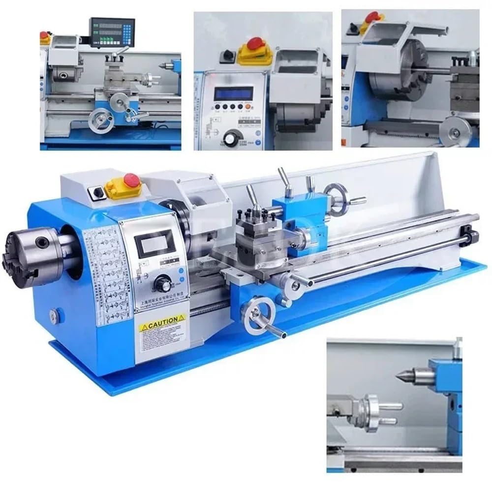 210 Multifunktions-Mikrometer Metall-Kleinholzbearbeitungsmaschine Werkzeug Haushalts-Kleinperlenmaschine CNC-Drehmaschine 220V (Digitalanzeige)