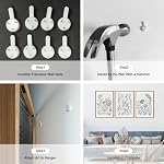 HPINUB Classique Chinoiserie Florale Cadre Toile Wall Art Set,Aquarelle Bleu et Blanc Fleurs botaniques Mur Décor,Navy Blue Minimalist Wildflower Art Print for Living Room,Chambre,Office-16 x24 x3