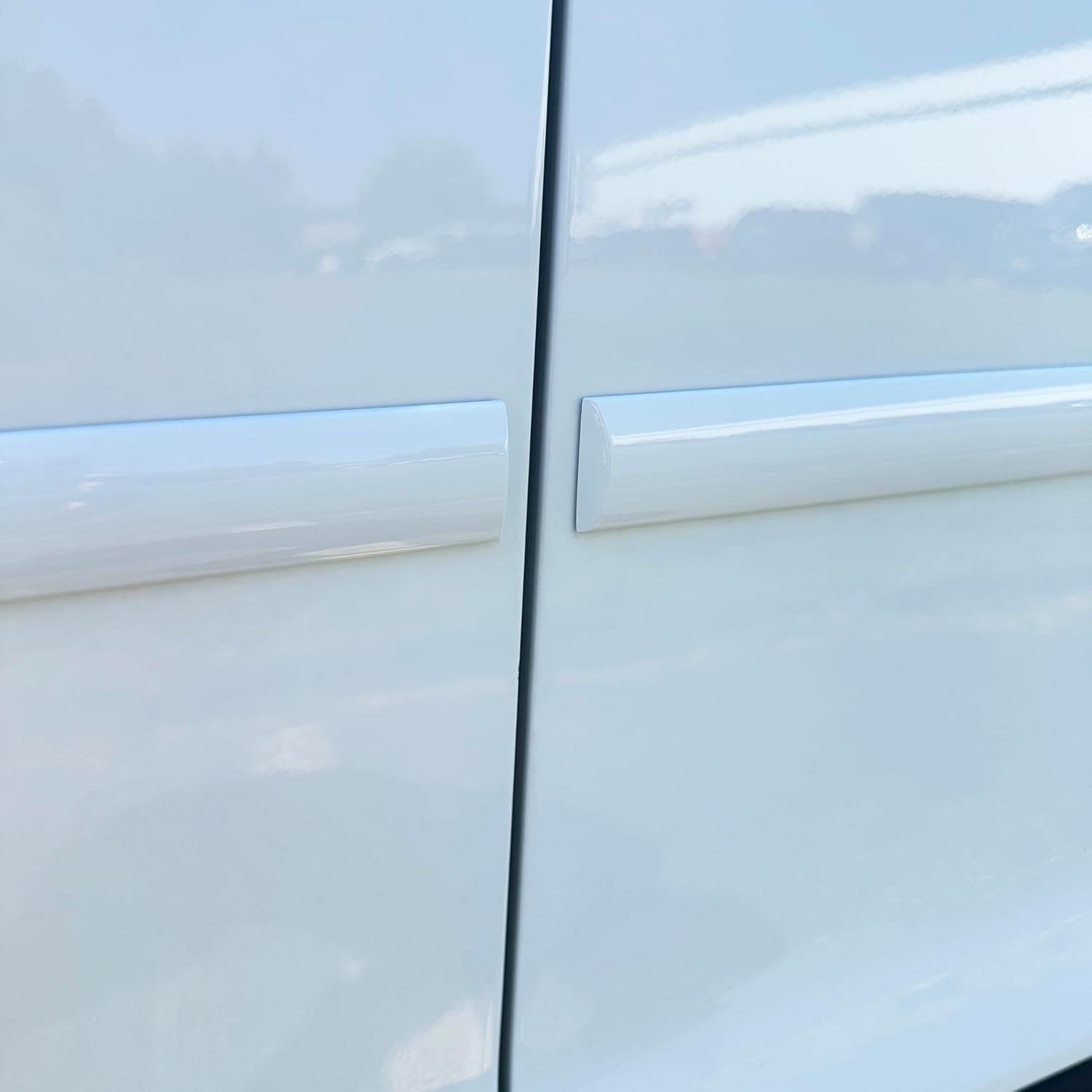 FE-FORESTER25 Painted Body Side Molding Compatible with Subaru Forester (ICE Silver MET (G1U))