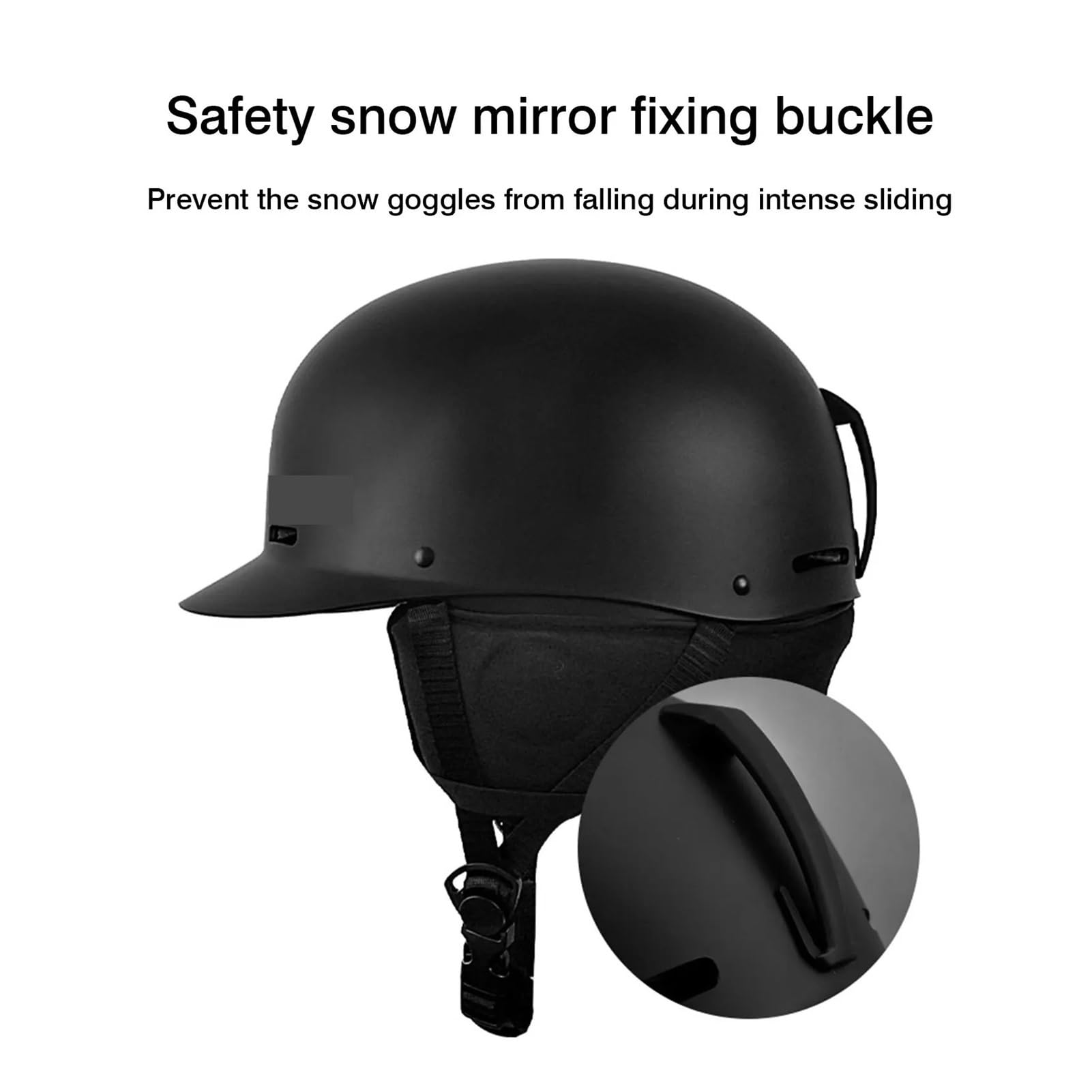 Zimowy Kask Narciarski Dla Dorosłych Kask Snowboardowy Dla Dorosłych Bezpieczeństwo Sportowe Integralnie Formowany Kask Narciarski Do Jazdy Na Nartach Z Odpinanymi Nausznikami Szerokie Zastosowanie