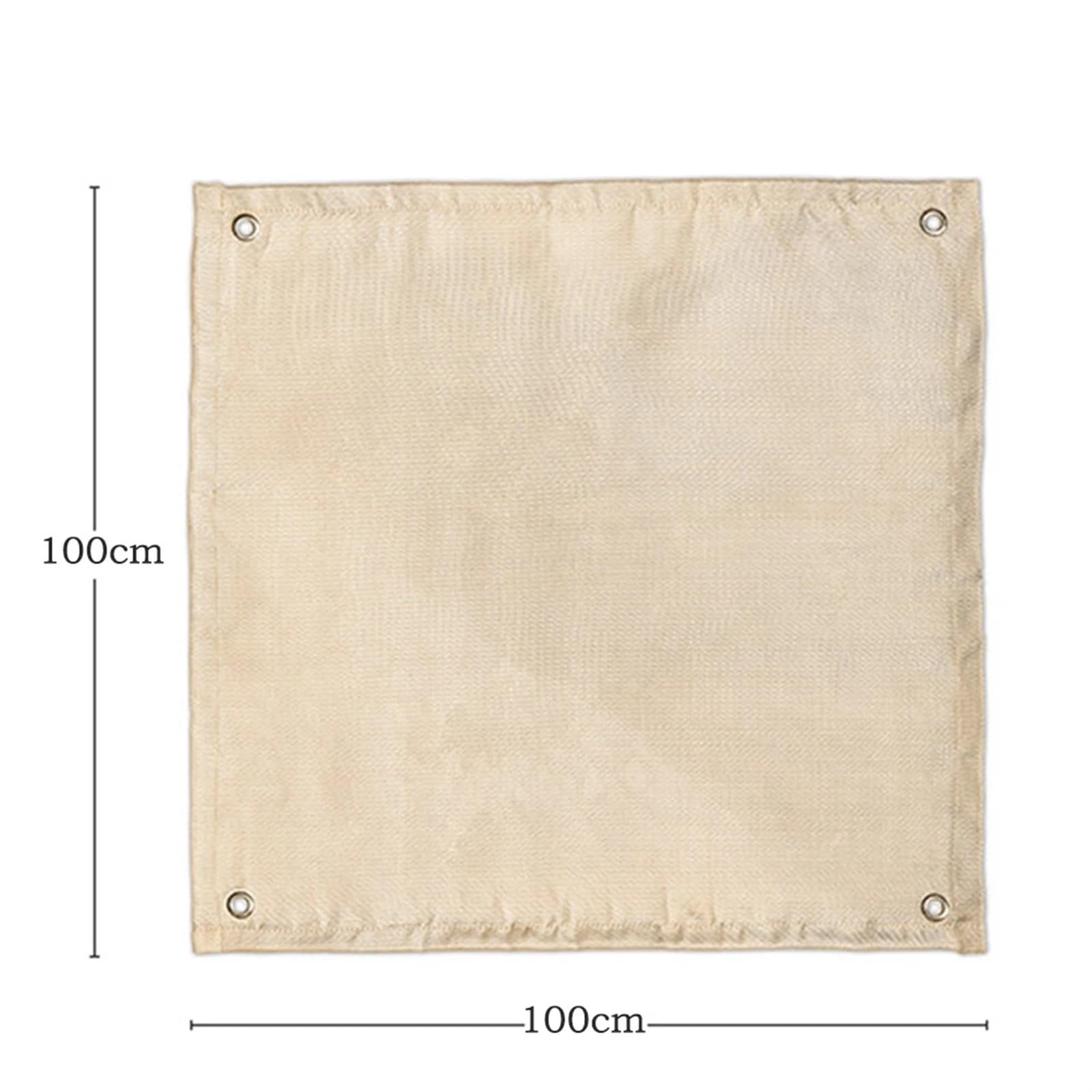 Coperta antincendio for Barbecue Panno ignifugo da Campeggio Tappetino for braciere Tappetino for Barbecue da Picnic Stufa for griglia Coperta Tappeto in Fibra di Vetro(100x100cm)