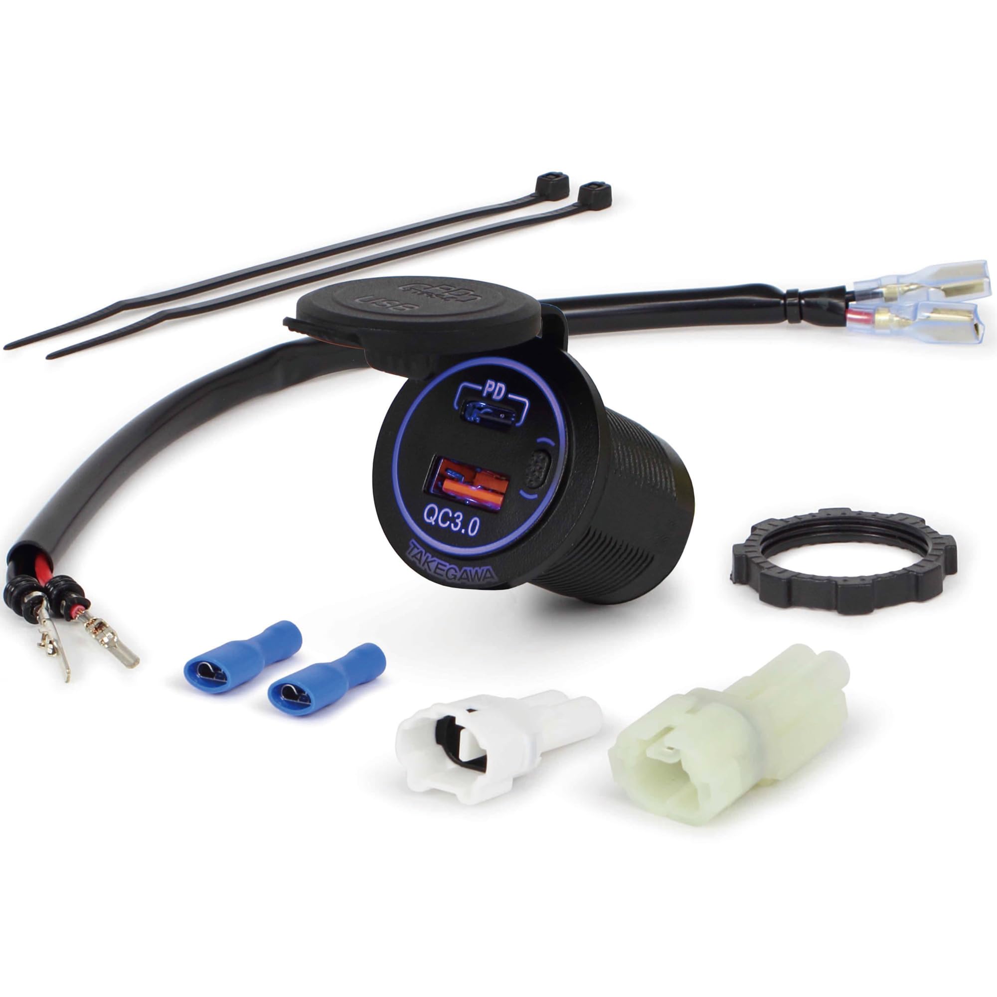 Amazon | スペシャルパーツ武川(TAKEGAWA) USBチャージャー (シガー