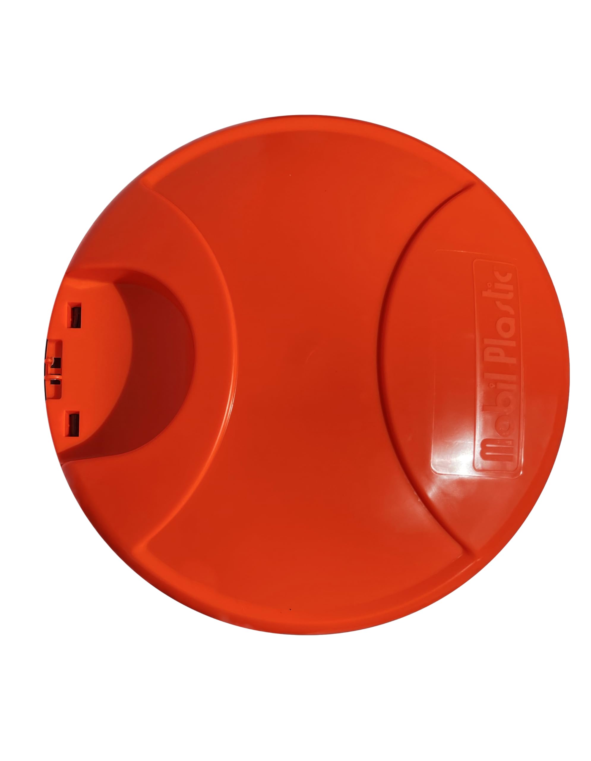 Mobil Plastic – Portasacco Trespolo 110 Litri per Raccolta Differenziata – Bidone Rifiuti con Coperchio – Plastica Resistente – Grigio con coperchio Rosso