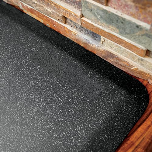 Wellnessmats Granite Collection Anti-Fatigue Floor Mat, Onyx, 36 In. X 24 In. X ¾ In. Polyurethane – Ergonomic Support Pad For Home, Kitchen, Garage, Office Standing Desk – Water Resistant, Non-Slip, #TOP2