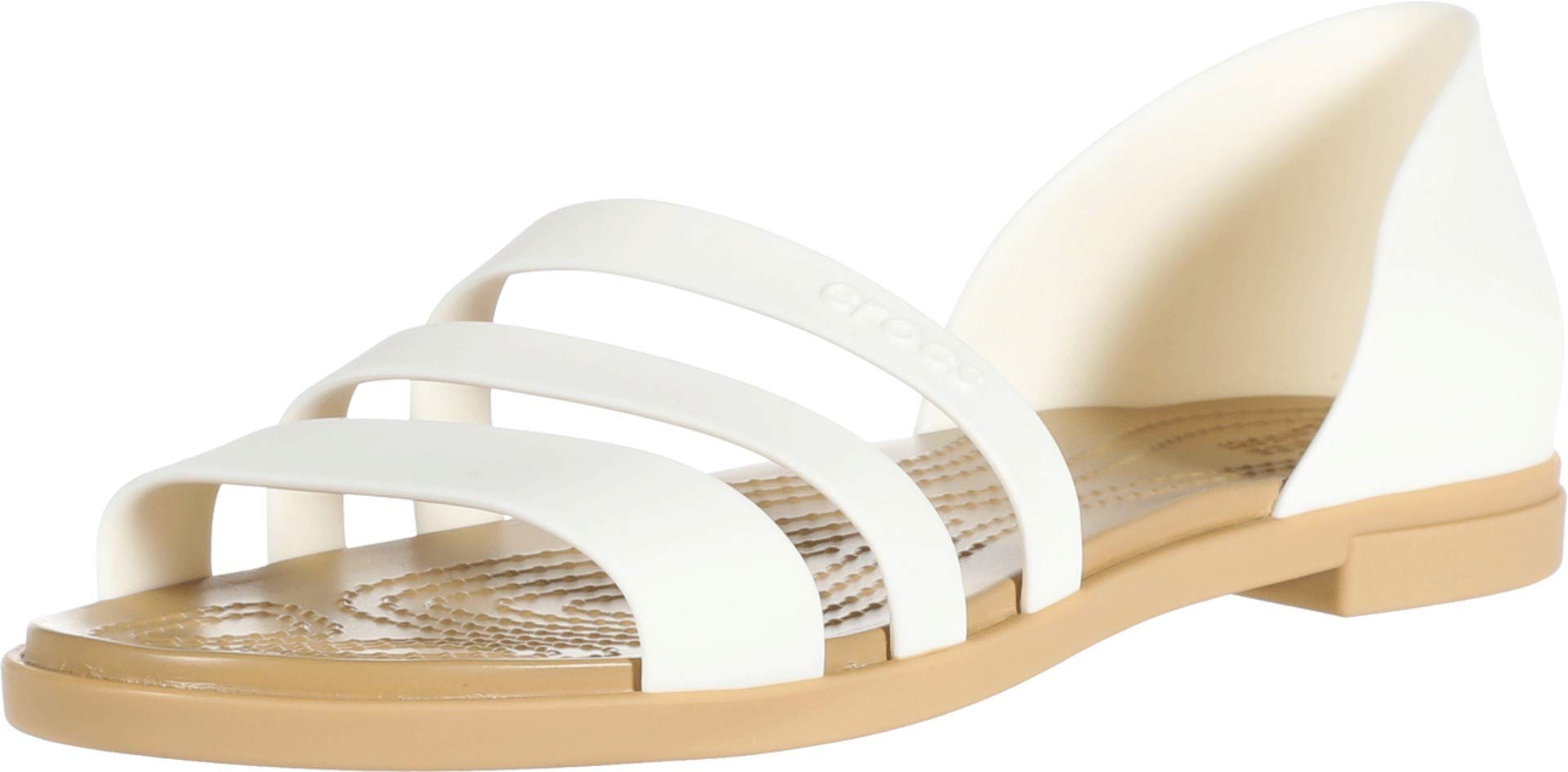 crocs Womens Oyster/Tan Floaters - 2 UK (33.5 EU) (4 US) (206109-1CQ)-W4 4 US (B07TTNZTLB) Amazon Price History, Amazon Price Tracker