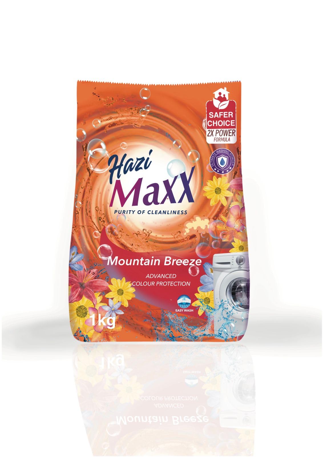 HAZI Laundry Washing Powder | Breeze Fragrance | Colour Protection