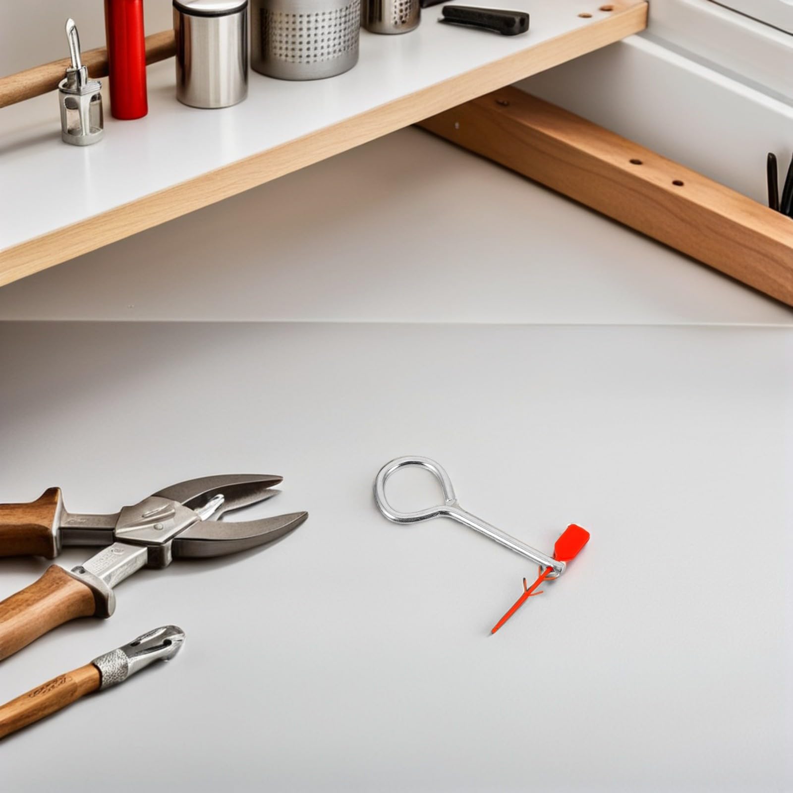 Lot de 20 Sets de goupilles de sécurité pour extincteurs en métal et Plastique, compatibles avec Divers extincteurs, résistantes pour Utilisation prolongée