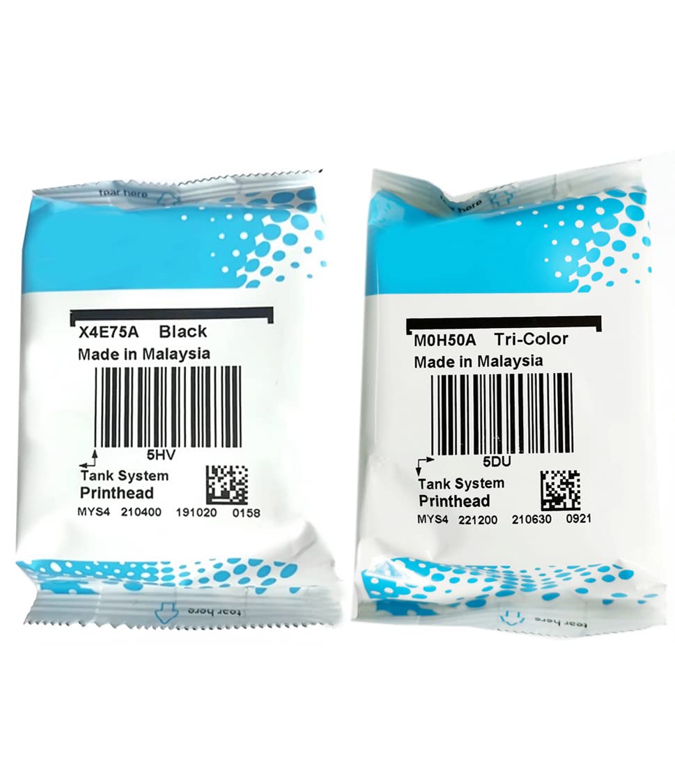 PRINTHEAD New GT53 X4E75A M0H50AA for 515 514 517 532 617 508 510 511 518 519 531 538 610 618 Black + Tri Color Combo Pack Ink Cartridge